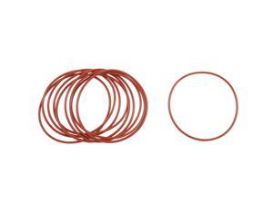 Global Bargains 10 Pcs Dark Red Silicone O Rings Oil Seal Gaskets Washers 68mm x 2mm Global Bargains 10 Pcs Dark Red Silicone O Rings Oil Seal Gaskets Washers 68mm x 2mm