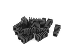 15 Pcs Rubber Strain Relief Cord Boot Guard Wire Cable Sleeve Hose 27mm x 7mm 15 Pcs Rubber Strain Relief Cord Boot Guard Wire Cable Sleeve Hose 27mm x 7mm