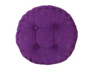 Home Office Corduroy Round Shaped Sofa Floor Chair Seat Cushion Pad Purple Home Office Corduroy Round Shaped Sofa Floor Chair Seat Cushion Pad Purple