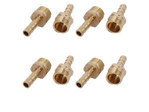 1/4BSP Male Thread 6mm Hose Barb Tubing Fitting Coupler Connector Adapter 8pcs 1/4BSP Male Thread 6mm Hose Barb Tubing Fitting Coupler Connector Adapter 8pcs