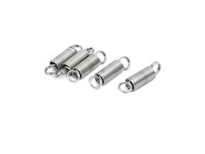0.6mmx6mmx25mm 304 Stainless Steel Compression Springs Silver Tone 10pcs 