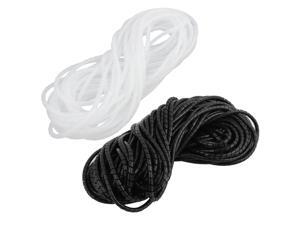 2 in 1 6mm Dia Flexible Spiral Tube Cable Wire Wrap Computer Manage Cord 12M 2 in 1 6mm Dia Flexible Spiral Tube Cable Wire Wrap Computer Manage Cord 12M