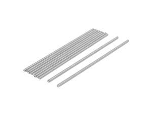 10pcs M8 x 80mm 1.25mm Pitch 304 Stainless Steel Fully Threaded Rods Bar Studs 