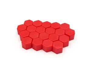 20Pcs Red 21mm Car Vehicle Wheel Nut Lug Hub Covers Screw Dust Protect Caps 20Pcs Red 21mm Car Vehicle Wheel Nut Lug Hub Covers Screw Dust Protect Caps