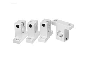 4pcs SK13 Aluminum Linear Motion Rail Clamping Guide Support for 13mm Dia Shaft 4pcs SK13 Aluminum Linear Motion Rail Clamping Guide Support for 13mm Dia Shaft