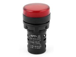 AC/DC 24V 20mA Electrical Circuit Red Signal LED Indicator Light Lamp AC/DC 24V 20mA Electrical Circuit Red Signal LED Indicator Light Lamp