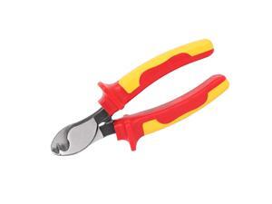BOOHER Authorized 1000V VDE 6" Length Insulated Cable Cutting Pliers Shears BOOHER Authorized 1000V VDE 6" Length Insulated Cable Cutting Pliers Shears
