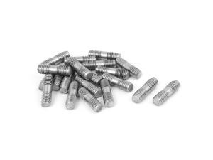 M3x30mm 304 Stainless Steel Double End Threaded Stud Screw Bolt 20pcs 