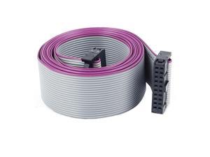 2.54mm Pitch IDC 20-Pin F/F Connector Extension Flat Ribbon Cable 148cm Length 2.54mm Pitch IDC 20-Pin F/F Connector Extension Flat Ribbon Cable 148cm Length