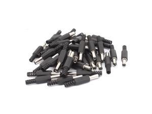40PCS 5.5mm x 2.1mm Male Solder DC Power Jack Straight Connector