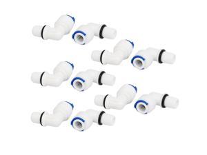M10 to 1/4-inch Tube Elbow Quick Connector 10pcs for RO Water Filter Fitting