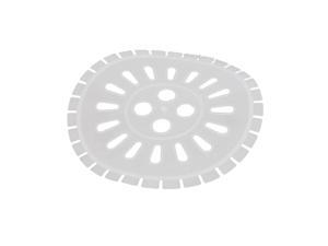 25cm Dia Plastic Semi Automatic Washing Machine Spin Cap Cover White