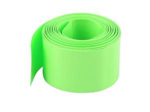 18.5mm Diameter 5M Length PVC Heat Shrink Tube Tubing Battery Wrap Green