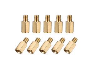 10 Pcs PCB Motherboard Standoff Hex Spacer Screw Nut M3 Male 4mm to Female 7mm