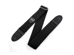 Nylon Braided Bass Belt, Adjustable Electric Guitar Strap 80-140cm Length Black Nylon Braided Bass Belt, Adjustable Electric Guitar Strap 80-140cm Length Black
