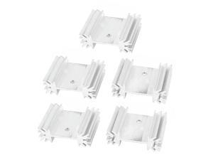 5 Pieces 25x34x12mm Aluminum Heat Sink Heatsink for TO220 Power IC 5 Pieces 25x34x12mm Aluminum Heat Sink Heatsink for TO220 Power IC