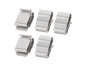 20Pcs Solar Mounting Stainless Steel Cable Clamp Clip Fit for 2 x 6mm Dia Cable