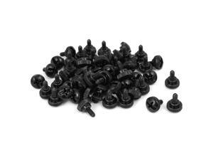 Computer PC Case Zinc Plated Knurled Phillips Head Thumb Screw M3x6mm 60pcs Computer PC Case Zinc Plated Knurled Phillips Head Thumb Screw M3x6mm 60pcs