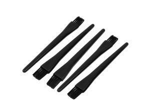 5 Pcs Black Plastic Straight Handle Computer PC Vents Anti Static ESD Dust Brush 5 Pcs Black Plastic Straight Handle Computer PC Vents Anti Static ESD Dust Brush