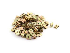 Unique Bargains 200 Pcs 6mm Dia Bronze Tone Metal Screw U-Type Retainer Clips for Car Door Panel Unique Bargains 200 Pcs 6mm Dia Bronze Tone Metal Screw U-Type Retainer Clips for Car Door Panel
