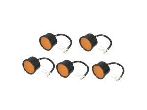 5 Pcs Round Shell Overload Thermal Protector Relay Starter for Fridge