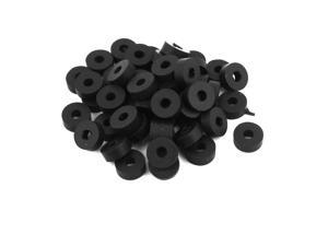 100Pcs 12mmOD O-Ring Hose Gasket Flat Rubber Washer Lot for Faucet Grommet Black 