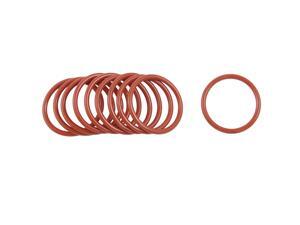 Unique Bargains 10 Pcs 38mm OD 3mm Thickness Silicone O Rings Oil Seals Gasket Dark Red Unique Bargains 10 Pcs 38mm OD 3mm Thickness Silicone O Rings Oil Seals Gasket Dark Red