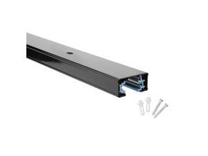 3.3-Feet Track Rail 3-Wrie Aluminum Lighting Fixture for LED Spotlight Black 3.3-Feet Track Rail 3-Wrie Aluminum Lighting Fixture for LED Spotlight Black