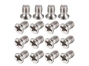 Computer PC Case 2.5" HDD Flat Phillips Head Hard Drive Screw M3x4.8mm 200pcs Computer PC Case 2.5" HDD Flat Phillips Head Hard Drive Screw M3x4.8mm 200pcs