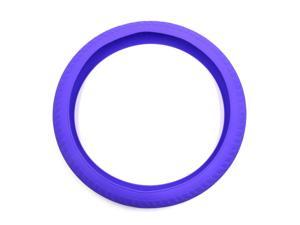 Universal Purple Silicone Anti-Slip Steering Wheel Cover Protector for Auto Car