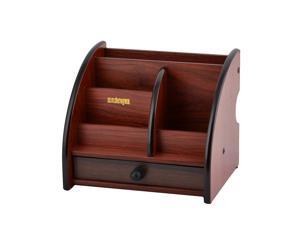 Home Office Wooden Multilayer Card Mobile Phone Stationery Pen Holder Organizer Home Office Wooden Multilayer Card Mobile Phone Stationery Pen Holder Organizer