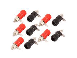 Unique Bargains 10 Pcs Metal Body 4mm Banana Plug Socket 3.8mm Thread Binding Post Terminals Unique Bargains 10 Pcs Metal Body 4mm Banana Plug Socket 3.8mm Thread Binding Post Terminals
