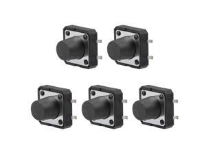 5PCS 12x12x9mm Panel Micro PCB Momentary Tactile Tact Push Button Switch DIP 5PCS 12x12x9mm Panel Micro PCB Momentary Tactile Tact Push Button Switch DIP