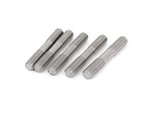 M8 x 50mm Metric A2 Stainless Steel Double End Threaded Stud Screw Bolt 5 Pcs M8 x 50mm Metric A2 Stainless Steel Double End Threaded Stud Screw Bolt 5 Pcs