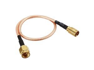 200mm Wire Long Gold Tone SMA Male to SMB Female Jack RF Coaxial Connector 200mm Wire Long Gold Tone SMA Male to SMB Female Jack RF Coaxial Connector