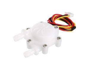 Unique Bargains 1/4" Hall Effect Water Flow Sensor Switch Flowmeter Fluid DC5V 0.2-2.5L/min Unique Bargains 1/4" Hall Effect Water Flow Sensor Switch Flowmeter Fluid DC5V 0.2-2.5L/min