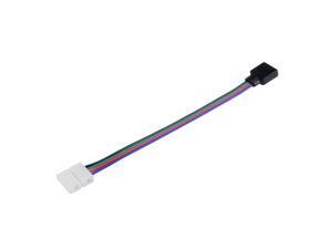 Unique Bargains 2pcs LED 3528/5050 RGB Connector 4 Pin Conductor Strip to Female Jumper Unique Bargains 2pcs LED 3528/5050 RGB Connector 4 Pin Conductor Strip to Female Jumper