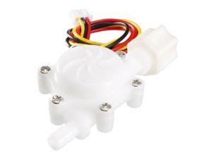 Unique Bargains 1/4 Inch Hall Effect Water Flow Sensor Switch Flowmeter Fluid DC5V 0.15-1.5L/min Unique Bargains 1/4 Inch Hall Effect Water Flow Sensor Switch Flowmeter Fluid DC5V 0.15-1.5L/min