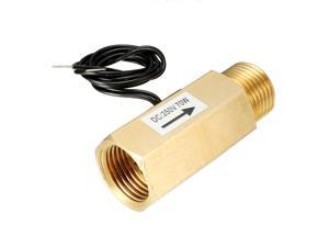 Unique Bargains G1/2 Hall Effect Liquid Water Flow Sensor Switch Flowmeter Meter 1.2-12L/min Unique Bargains G1/2 Hall Effect Liquid Water Flow Sensor Switch Flowmeter Meter 1.2-12L/min