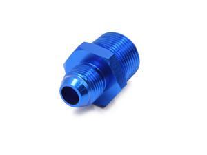 Sourcingmap Blue Aluminum Alloy an 6 to M14x1.5 Fuel Oil Hose Fitting Adapter 