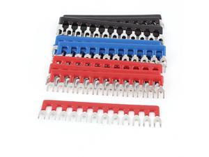 Global Bargains 15Pcs 12P Wire Connector Fork Terminal Barrier Block Strip 400V 10A Global Bargains 15Pcs 12P Wire Connector Fork Terminal Barrier Block Strip 400V 10A