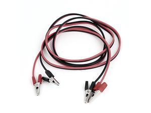 Double-Ended Test Lead Alligator Crocodile Clip Clamp Jumper Cable 5Ft