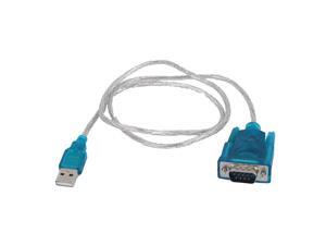 2.5FT USB 2.0 to Serial RS323 DB9 9Pin Adapter Cable PDA Cord GPS Converter Blue 2.5FT USB 2.0 to Serial RS323 DB9 9Pin Adapter Cable PDA Cord GPS Converter Blue