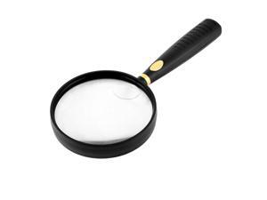 Unique Bargains Plastic Rim 90mm Lens 5X Handy Magnifier Reading Magnifying Glass Jewelry Loupe Unique Bargains Plastic Rim 90mm Lens 5X Handy Magnifier Reading Magnifying Glass Jewelry Loupe