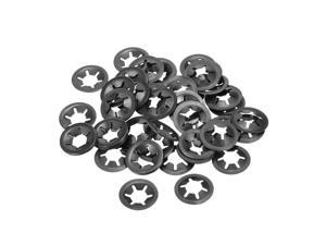 50PCS Push On Lock washers Speed Clips Faterner Retainer 3MM 4MM 5MM 6MM 8MM 