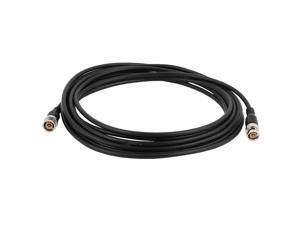 BNC Male to Male Plug Connector Coaxial RF AV Audio Video Jumper Cable 5M Length BNC Male to Male Plug Connector Coaxial RF AV Audio Video Jumper Cable 5M Length