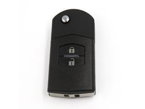 Flip Key Shell Keyless Entry Remote Case 2 Button Fob Fit for Mazda 3 5 6 Flip Key Shell Keyless Entry Remote Case 2 Button Fob Fit for Mazda 3 5 6