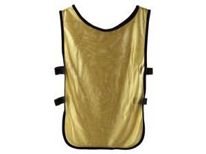 Adult Outdoor Exercise Football Match Soccer Bib Sports Training Vest Gold Tone Adult Outdoor Exercise Football Match Soccer Bib Sports Training Vest Gold Tone