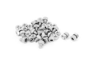 M4x5mm Stainless Steel Hex Socket Head Knurled Cap Screws Bolts Nut Set 20Pcs M4x5mm Stainless Steel Hex Socket Head Knurled Cap Screws Bolts Nut Set 20Pcs