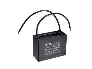 CBB61 Run Capacitor 500V AC 12uF 2-wire Metallized Polypropylene Film Capacitors for Ceiling Fan CBB61 Run Capacitor 500V AC 12uF 2-wire Metallized Polypropylene Film Capacitors for Ceiling Fan